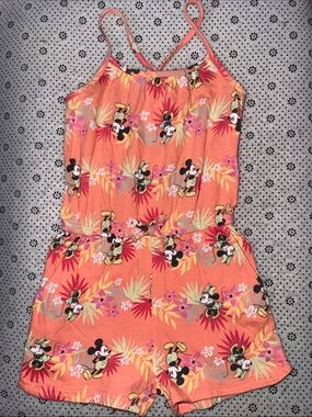 🛍 CUTE Little GIRLS DISNEY ROMPER SIZE 4 🛍